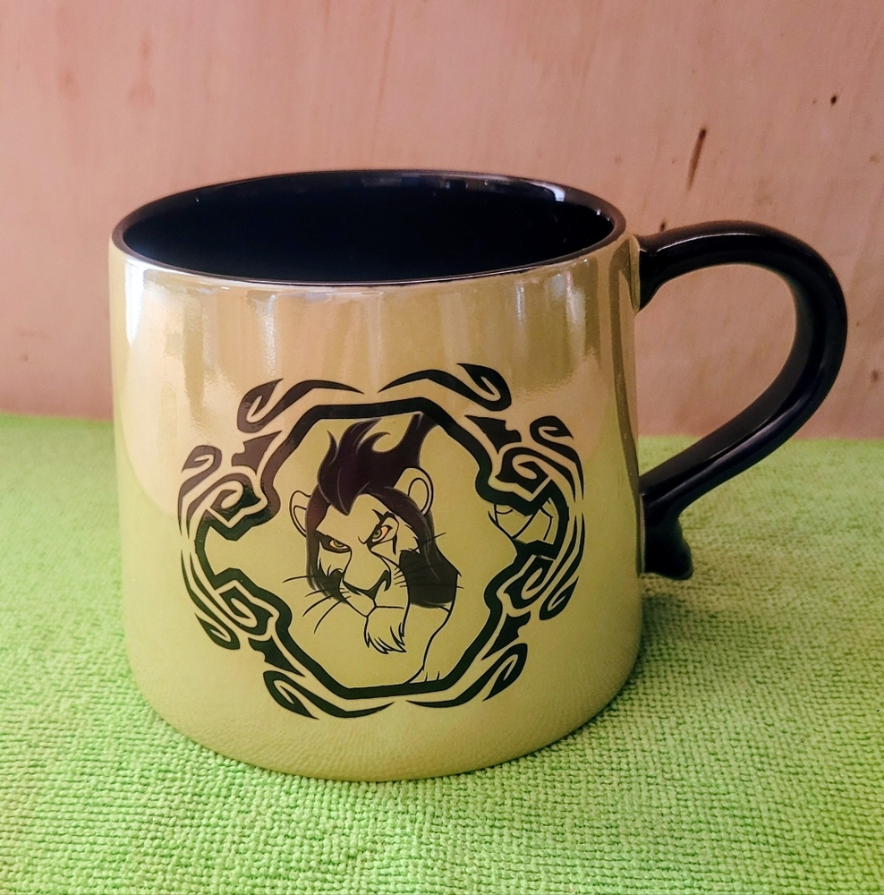 Lion Character Yellow Mug